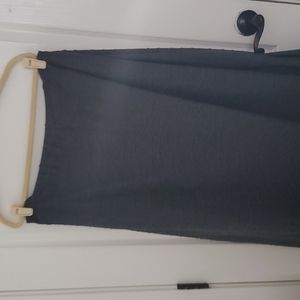 Avenue Plus Sized 26W/28W Knit Grey A-line Skirt w/knee-length lining